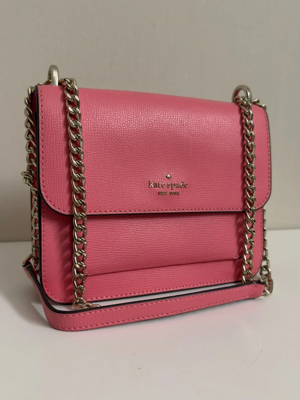 kate spade Pink Leather Chain Strap Crossbody Bag